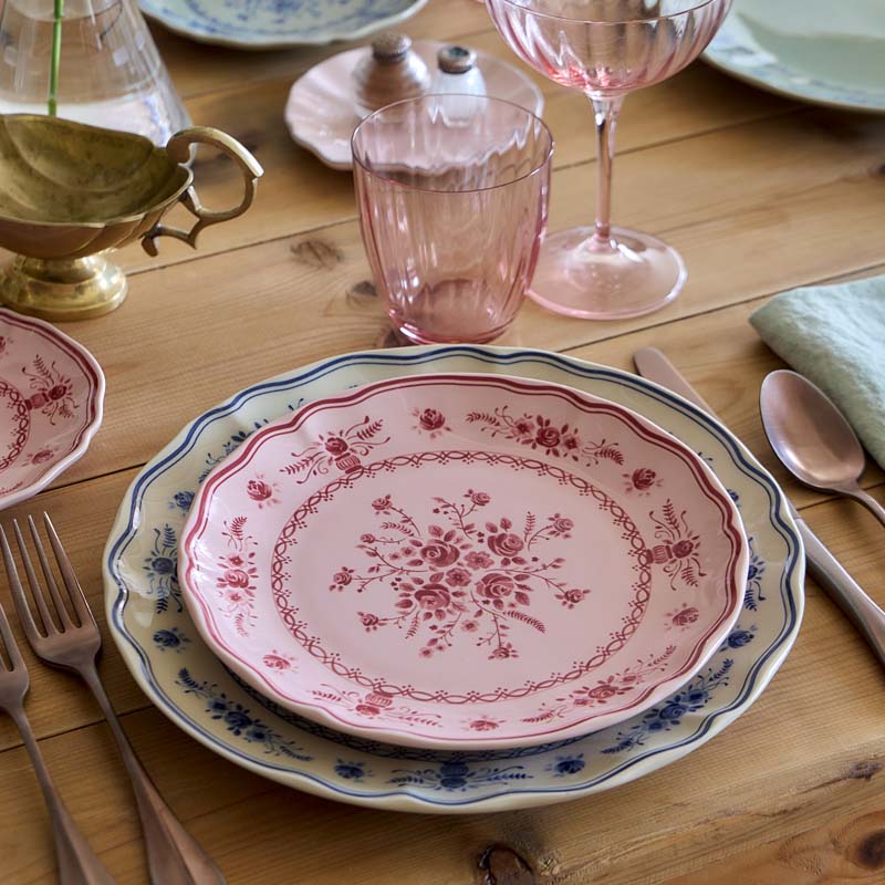 Costa Nova VILA SALAD PLATE Pink Red