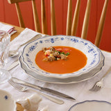 Costa Nova VILA SOUP PASTA PLATE White Blue