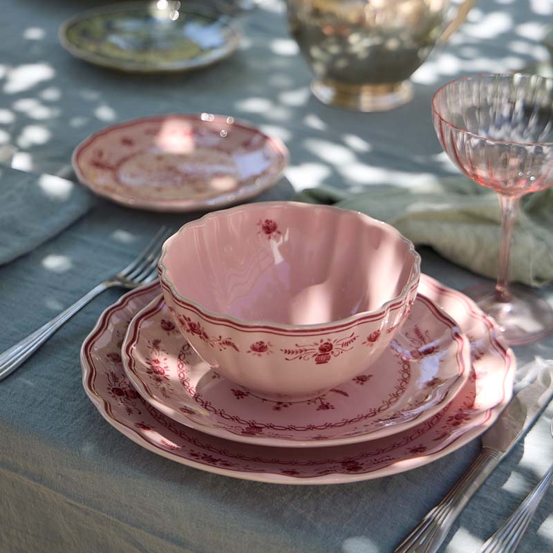 Costa Nova VILA DINNER PLATE Pink Red