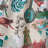 Geometry GREETINGS FROM MISSISSIPPI TEA TOWEL