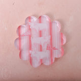 Taylor A Designs SCALLOPED COASTER Party Pig