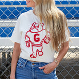 The Chester Drawer VINTAGE RED BULLDOG TSHIRT