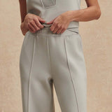 Varley THE WIDE LEG PANT 28 Blue Clay