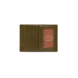 Hobo EURO SLIDE WALLET SS26 Polished Leather Olive