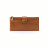 Hobo DUNN CONTINENTAL WALLET SS26 Polished Leather Truffle