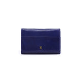 Hobo JILL TRIFOLD WALLET Polished Leather Winter Violet