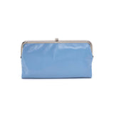 Hobo LAUREN CLUTCH WALLET SS26 Polished Leather Faded Denim