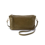 Hobo DARCY CARRY-ALL CROSSBODY SS26 Polished Leather Olive Veil