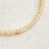 Virtue SWIVEL CLASP RONDELLE NECKLACE Matte Honey 18