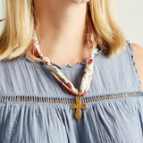 Virtue GOLD LONG TAIL CROSS SCARF NECKLACE