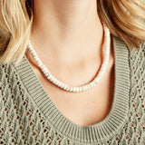 Virtue SWIVEL CLASP RONDELLE NECKLACE