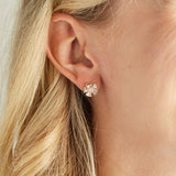 Virtue WHEEL FLOWER STUD EARRINGS