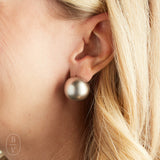 Virtue LARGE GLOBE STUD EARRINGS