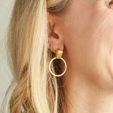 Virtue DOOR KNOCKER HOOP EARRINGS