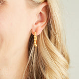 Virtue STUDDED HOOP EARRINGS