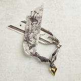 Virtue PUFF HEART ON SCARF NECKLACE Paris
