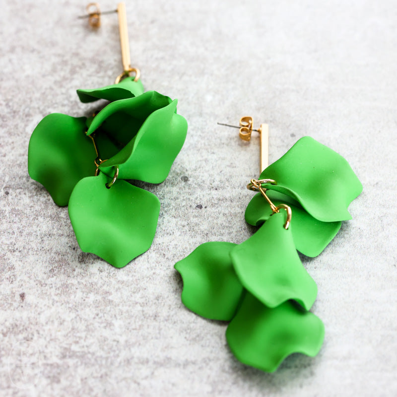 Virtue GOLD BAR POST HYACINTH EARRINGS Kelly