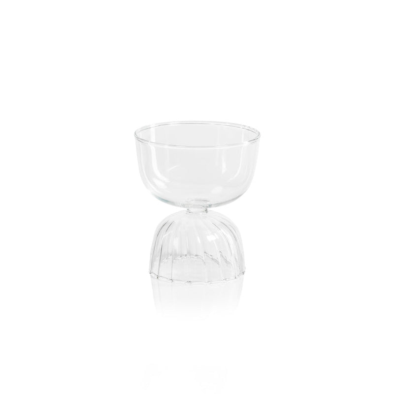 Zodax LISO GLASS COMPOTE BOWL