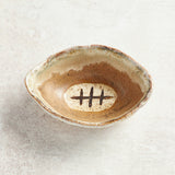 Etta B Pottery SMALL FOOTBALL BOWL