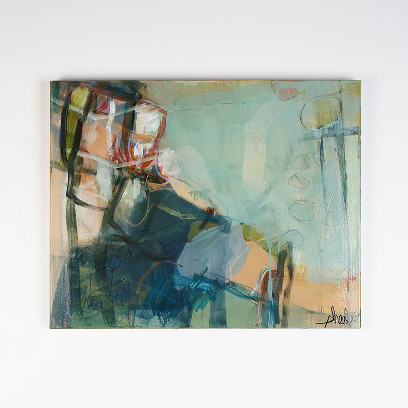 Shelley Bolton Art, LLC PLAYING THE LONG GAME PAINTING