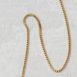 Farrah B Jewelry GOLD FILLED CHAIN NECKLACE Box