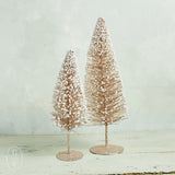 Creative Co-op GLITTER MICROBEAD BOTTLE EBRUSH TREE ON METAL BASE