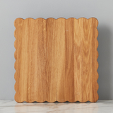 Europe 2 You SQUARE SCALLOPED CUTTING BOARD Large