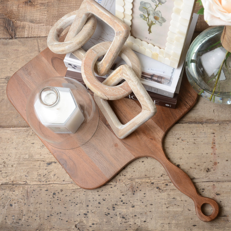 Creative Co-op ACACIA WOOD CHEESE CUTTING BOARD