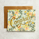 Rifle Paper Co BLUE MEADOW CONGRATS CARD