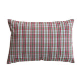 Creative Co-op PLAID PATTERN WOVEN COTTON LUMBAR PILLOW