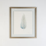 By Lacey MIDDLE FLOATED FRAMED FEATHER PAINTING SERIES 2 NO 1