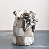 Dixie Pottery JUMBO SAK VASE WITH GOLD RIM 1
