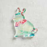 Lauren Dunn ACRYLIC BUNNY IN COLOR Green