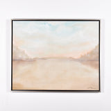 By Lacey CANVAS SUNSET LANDSCAPE 2 FRAMED PAINTING