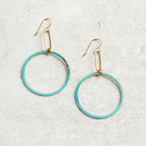 Darby Drake Jewelry and Design PATINA HOOP EARRINGS - ETS506