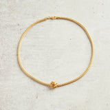 Virtue GOLD X BEAD PYTHON CHAIN NECKLACE