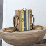 Creative Co-op METAL ABSTRACT BOOKEND Antique Brass