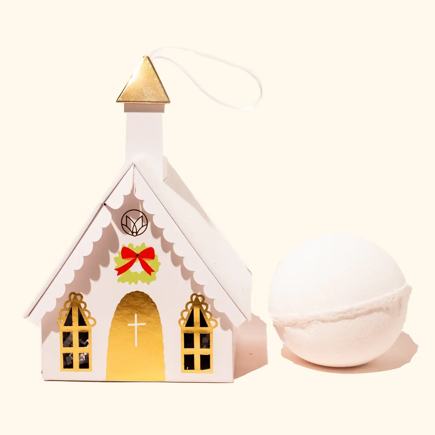 Musee CHRISTMAS VILLAGE CHURCH BATH BALM