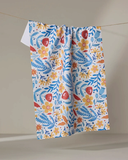 FOLK FLORA TEA TOWEL