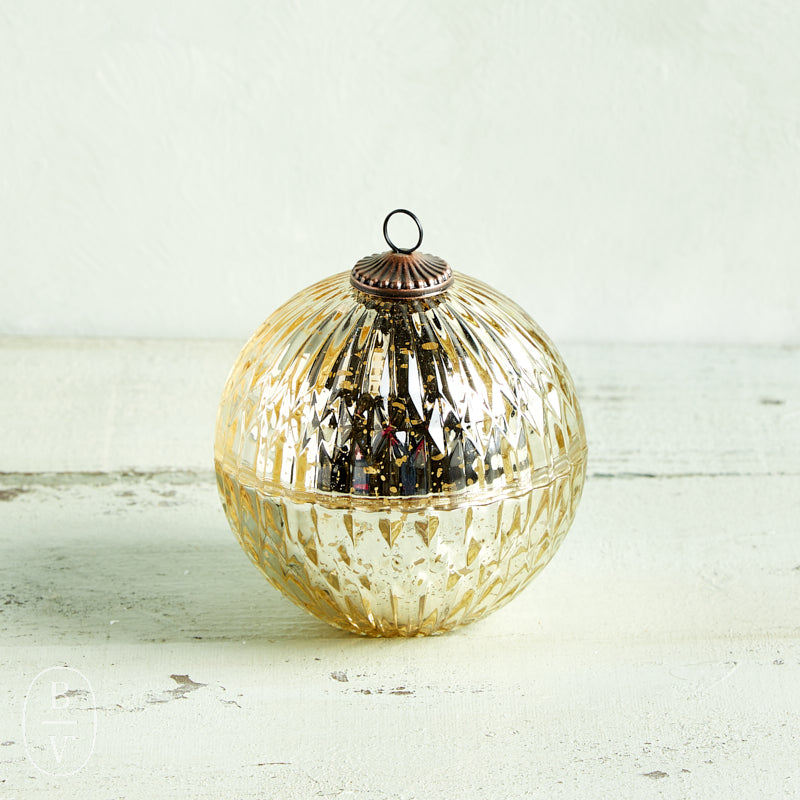 Illume MERCURY GLASS ORNAMENT CANDLE