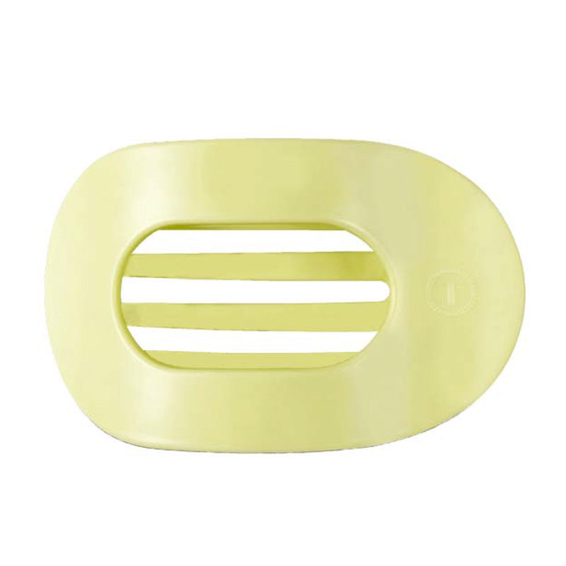 Teleties FLAT ROUND CLIP Aloe, There! Medium