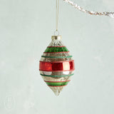 STRIPED CHRISTMAS ORNAMENT