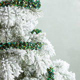 Creative Co-op SKINNY GLITTER BALL GARLAND