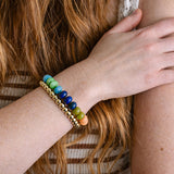 Golden Stella TWO ROW BEAD BRACELET Multi Gold