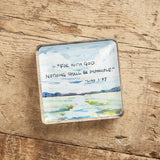 Lauren Dunn ACRYLIC SCRIPTURE BLOCK Luke 1:37