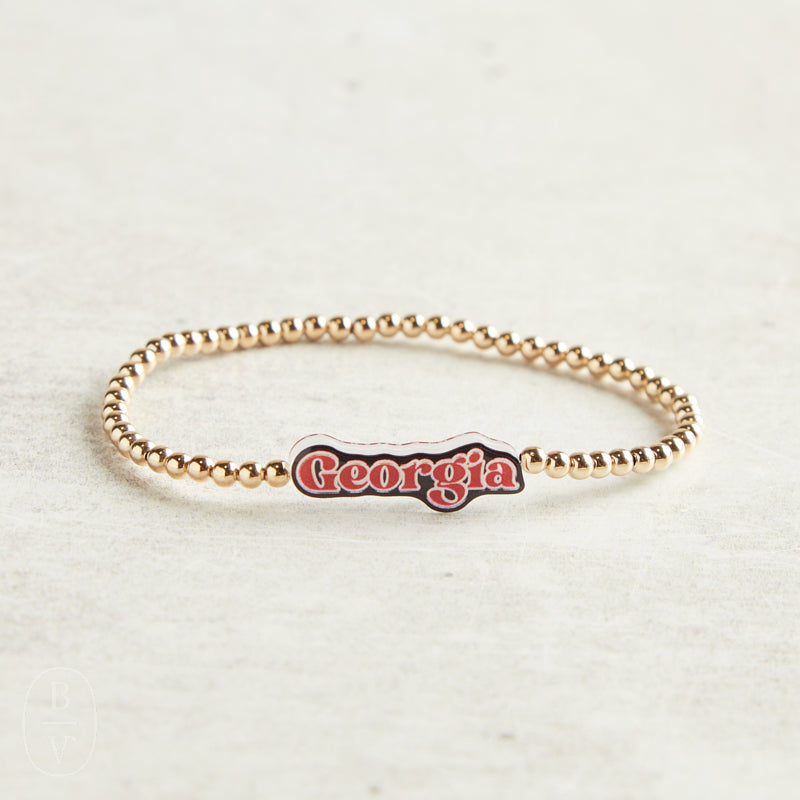 Beaded Blondes GAMEDAY BB BEADED BRACELET Georgia