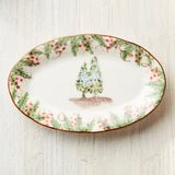 Arte Italica NATALE SMALL OVAL TRAY