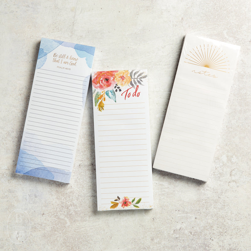 Notepad Simple Long Long And Lean Notepad – Bella Vita Gifts & Interiors