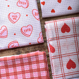 Geometry BABY HEARTS TEA TOWEL