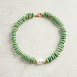 Virtue BAROQUE SHELL PEARL HEISHI NECKLACE Kelly